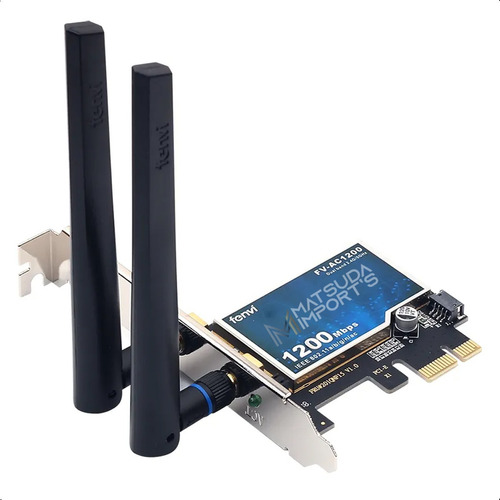 Placa Wifi 1200mbps 2.4/5ghz Bluetooth 4.0 Pcie Express