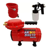 Compressor Ar Direto Red Bivolt + Kit De Pintura Chiaperini