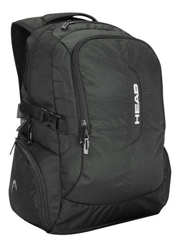 Mochila Porta Laptop Titan Usb Negra Head