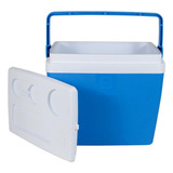Cooler Culler Caixa Termica Grande Bebidas 34l Mesa - Azul