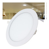 Spot Led 24w Panel Redondo Slim Para Plafon Empotrado Focos Luces Casas Oficinas Negocios Con 12 Meses Garantia