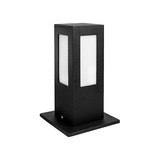 Farola Recta Aluminio 20cm Cuadrada Apto Led Exterior Jardin