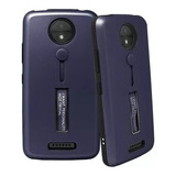 Funda Para Motorola Moto One Zoom Xt2010-1 Case Hibrida Color Azul