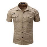 Camisa De Manga Corta Para Hombre Outdoor Sports Workwear