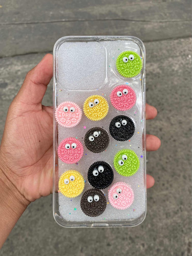 Fundas Para iPhone De Galleta Oreo 11/12/13/14 Pro Max