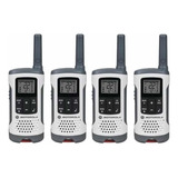 Kit 4 Radios Motorola T260 Con 14 Auriculares Manos Libres