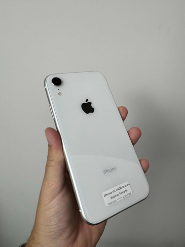 iPhone XR 64gb Branco Bateria Substituída