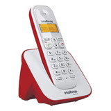 Telefone Sem Fio Intelbras Branco Com Vermelho - Ts3110