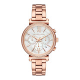 Reloj Mujer Michael Kors Mk6576 Cuarzo Pulso Oro Rosa En