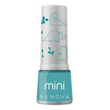 Renova Mini Esmalte Para Uñas Blanca Verde Oscuro