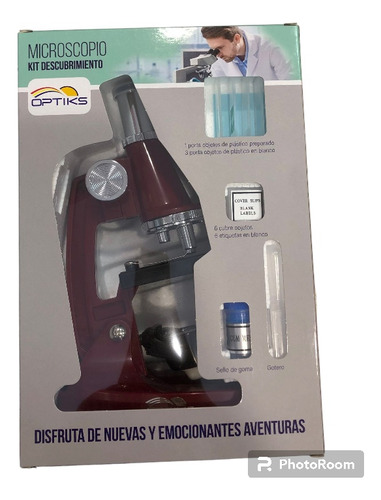 Microscopio Infantil 2246 Optiks Kit Descubrimiento Sryj