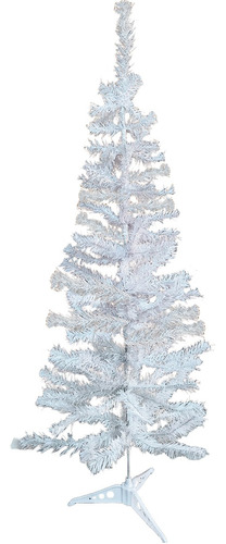 Árvore De Natal Branca Americano 1,20m Galhos Pinheirinho