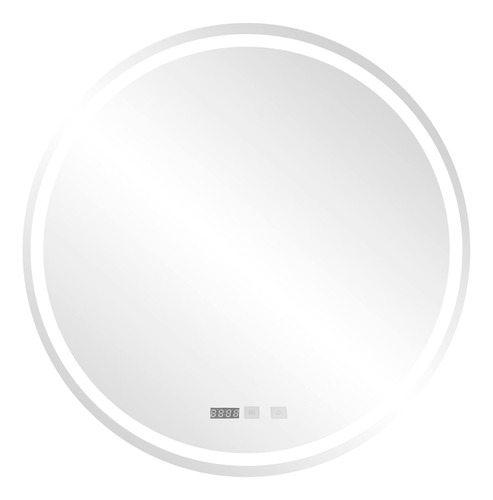 Espejo Circular Con 3 Tipos De Luces Led Decorativo X70cm