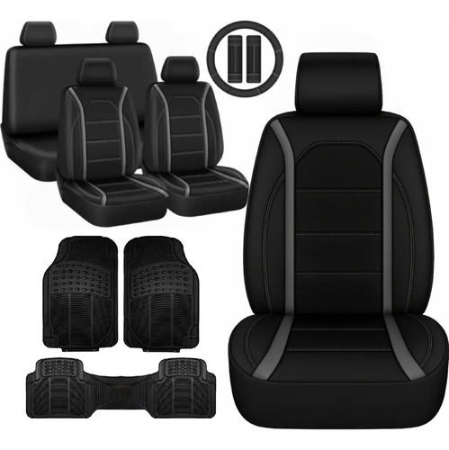 Cubreasientos Alcantara Y Tapetes Chevrolet Aveo 2014 A 2018
