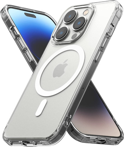 Funda Transparente Aro Magnético Para Celulares Apple iPhone