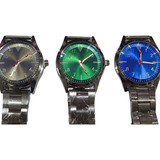 Relojes Pulsera Metalico Modelo  Nuevo Por Mayor 5 Unidades