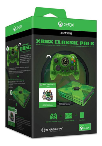 Xbox Classic Pack Hyperkin- Controle /skin/game Pass 1 Mes