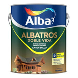 Alba Albatros Doble Vida Barniz Exterior Triple Solar 4l Acabado Brillante Color Transparente