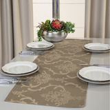 Caminho Trilho De Mesa Decorativo 1,40m X 0,40m Jacquard