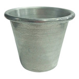 Vaso Molde Flan Individual Con Bordes Aluminio 7 Cm X1 Unid