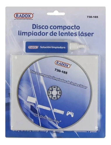 Disco Líquido Limpiador Lente Laser Cd Dvd Blu Ray 730-165