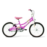 Bicicleta Infantil Nena Musetta Fantasy Rodado 20 Freno V-brakes Color Rosa Con Pie De Apoyo