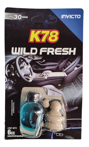 Perfume Aromatizante De Auto Will Fresh 6cc