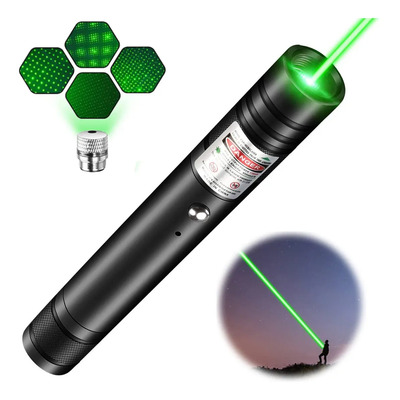 Puntero Láser Verde Proyector Con Carga Usb Recargable 30km Verde | MercadoLibre