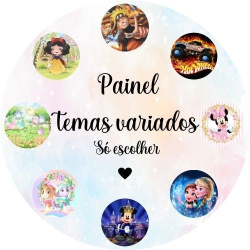 Painel 3 D Com Personagem Tecido 1,50 X 1,50 C Elástico