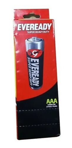 Caja Pack De 24 Pilas Triple A Eveready Aaa