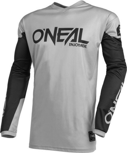 Polera Oneal Element Threat Motocross Bicicleta Gris/negro