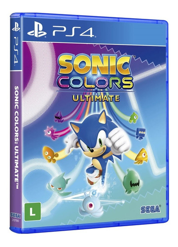 Jogo Midia Fisica Sega Sonic Colors Ultimate Playstation 4