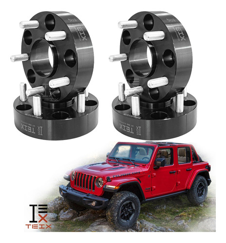 Espaciadores Jeep Wrangler Willys Rubicon 2023-2024 1.5 PuLG