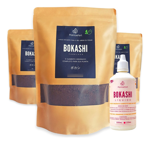Adubo Bokashi Organico 3 Kg Certificado Ecocert Envio 24 Hr