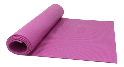 Tapete De Yoga 60 X 1,70 5mm Pvc Conforto Ioga Niazitex Cor Roxo