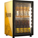 Cooler Pacífico Bajo Cero Para Cervezas Color Amarillo Con Dorado