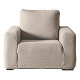 Cubierta De Sillon Individual Niza Stretch Vianney Color Greige