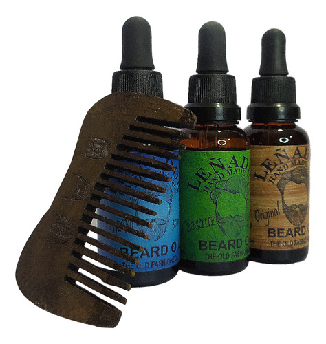 3 Aceites Para La Barba Leñador - mL a $950