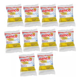 Kit 10 Pedras De Cloro Genco 3 Em 1 Para Piscina C/200g Cada