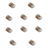 100 Pzs Capacitor Cerámico 0805 100nf 50v Cc0805krx7r9bb104