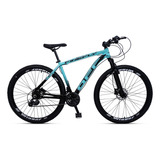 Mountain Bike Off Aro 29 Firefly Aro 29 15  Freios De Disco Mecânico Câmbios Off Cor Tiffany/preto