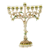 Hanukkah Menorah Candelabro De 9 Ramas Para Mesa De Comedor