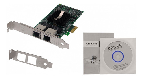 Lr-link Pcie X1 Tarjeta Servidor Dual Gigabit Pci Clickbox