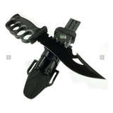 Cuchillo  Tactico Manopla Pedernal Super Black Ultra Liviano