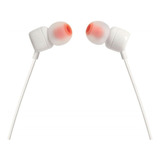 Auricular Con Cable In-ear Jbl T110 Blanco Color White
