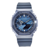 Reloj Casio G-shock Gm2100n-2a Azul Acero