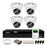 Kit 4 Câmeras Segurança Vhc 1120 D 1mp 720p Dvr 1204 2tb Bc