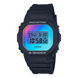 Relogio Casio Masculino Digital G-shock Dw-5600sr Furta Cor Cor Da Correia Preto Cor Do Bisel Preto Cor Do Fundo Iridescent