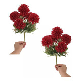 Set De 2 Arreglos De Floreros Artificiales Con Forma De Ramo