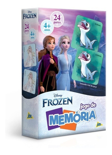 Jogo De Memória 24 Pares Frozen - Toyster